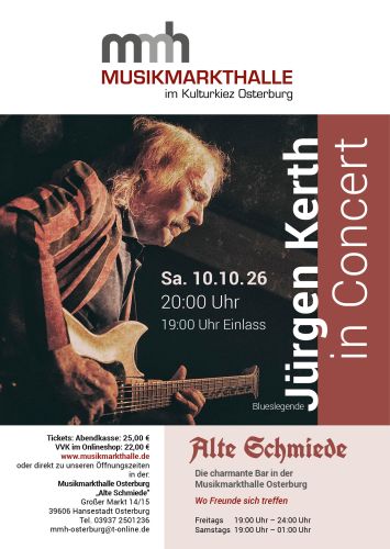 Entradas para Jürgen Kerth en 10.10.2026 - Comprar entradas